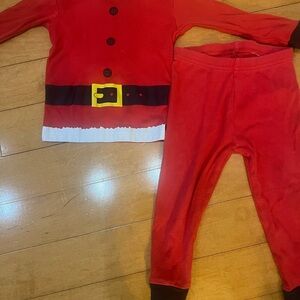 Kids Santa pajama set - Red